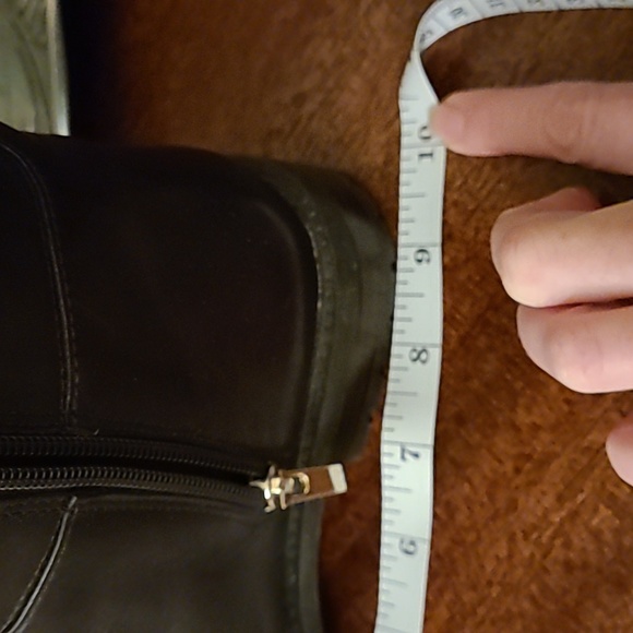 Banana Republic dark chocolate brown wide calf boots - Picture 9 of 10